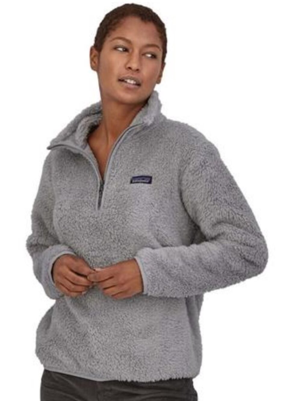 PATAGONIA~Women's Los Gatos 1/4 Zip Fleece Jacket, Salt Grey